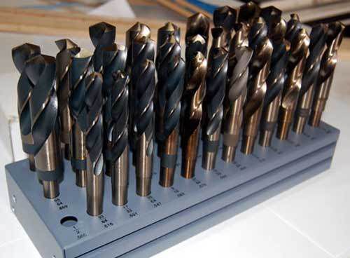 Drill America 33/64&#034;-1&#034;x64ths M42-8% Cobalt S &amp; D Drill Set w/Huot Stand