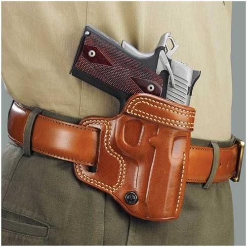 Galco AV424 Tan Right Hand Avenger Belt Holster 3&#034; Colt 1911 GOVT &amp; Clones