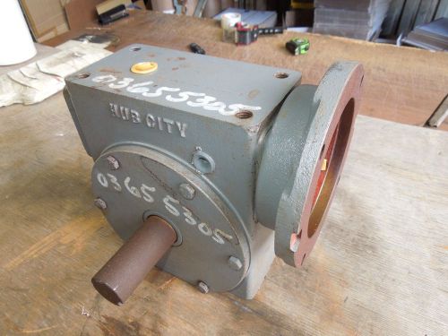 GEAR BOX HUB CITY 324 WORM GEAR C FACE 60:1 STYLE A  SHAFTS 13/8&#034;    7/8&#034;&lt;868J1