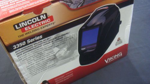 Viking lincoln 3350 series electric professional auto-darkening welding hlemet!! for sale
