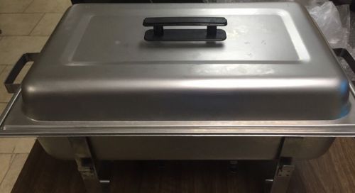 Thunder Group 8qt. Stainless Steel Full Size Welded Chafer