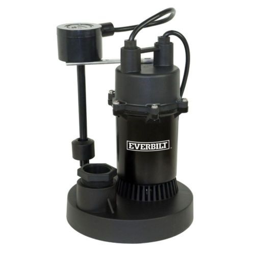 Everbilt SBA033V1 1/3 HP Submersible Sump Pump with Vertical