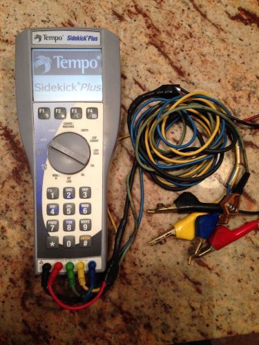 TEMPO SIDEKICK PLUS DIGITAL STRESS LEAKAGE VOLTAGE TELECOM TESTER 1155-5002