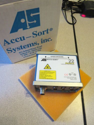 Accu-Sort Model 22 Series II Laser Barcode Scanner Mounted - USED Bar Code