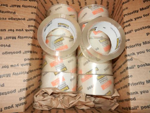 3M Scotch Long Lasting Packing Tape  1.88&#034; X 54.6 YDS Lot of 12 rolls
