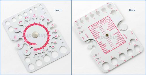 Gemstone Diamond Carat Weight Size Sizer Sizing Gem Stone Measuring Gauge Tool R