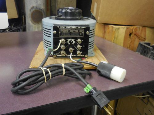 Powerstat Variable Autotransformer Type 236 Input 240/120V