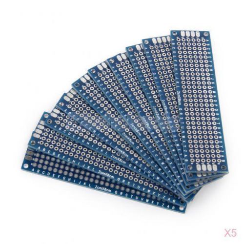 50x universal double side board pcb diy prototype paper pcb peg board 8 x 2cm for sale