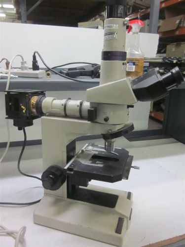 Nikon Optiphot Trinocular Micrscope with 1 Objective And Power Supply