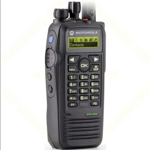 USED MOTOROLA MOTOTRBO XPR6550 UHF PORTABLE TWO WAY RADIO