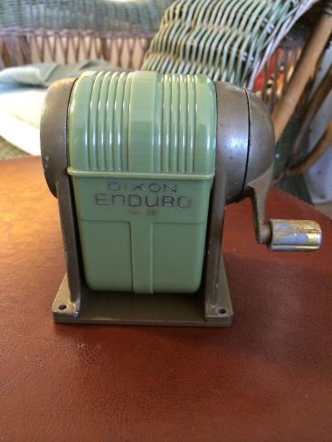 Vintage Dixon Enduro Green Pencil Sharpener No 20