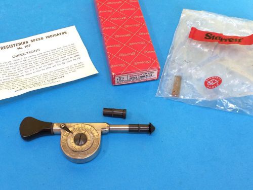 Starrett # 107 speed revolution counter tool tools  machinist toolmaker