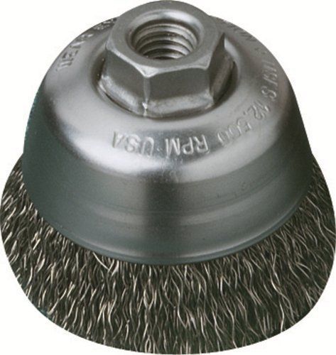 United abrasives/sait 03513 3-1/2-inch by .014-inch by 5/8-11 crimped carbon ste for sale