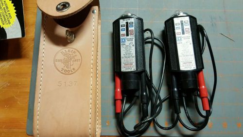 Square D Wiggy 6610 VT-1 50/60Hz Voltage Tester AC-DC 120-600 Volts Set of 2!!!