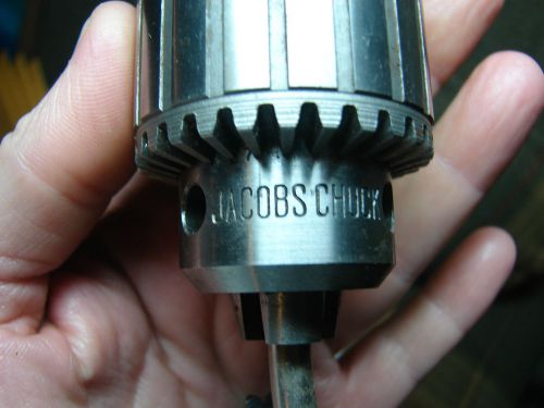 JACOBS Drill Chuck  With Key NO 32  - Cap 0&#034;-3/8&#034; THREAD LOT 19