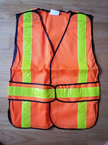 Reflective Traffic Control Vest Heavy Duty Safety Class 2 Tone Surveyor Size L