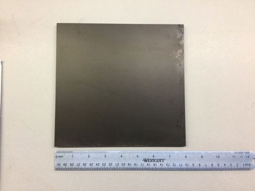 BLACK ABS MACHINABLE PLASTIC SHEET 5/16&#034; X 8&#034; X 8&#034; MATT FINISH