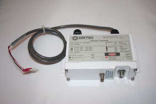 SYMMETRICOM FIBER OPTIC TRANSMITTER MODEL 144-701 / ORTEL 3111A 950 – 1750 MHZ