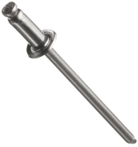 Stainless Steel Blind Rivet, Meets IFI Grade 51, 0.126&#034;-0.187&#034; Grip Range, 1/8&#034;