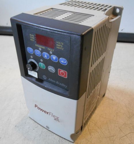 Allen Bradley PowerFlex 40, .5HP 22B-D1P4N104 SERIES  A