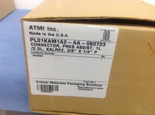 ATMI  PL01KAM1A2-AA-060723, Connector, Pres Assist, 1L/2.5L,kALREZ, 3/8&#034;x1/4&#034;P