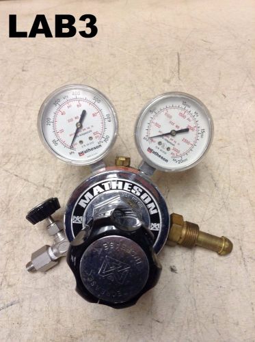 Matheson 8-580 Compressed Air Regulator 3000PSI