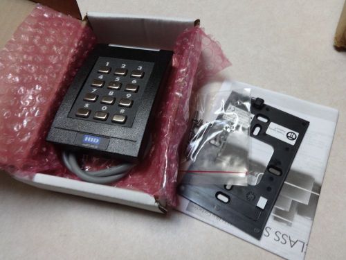 Nib hid rpk40 multiclass se keypad reader 921ptnnek0003r wiegand pigtail black for sale