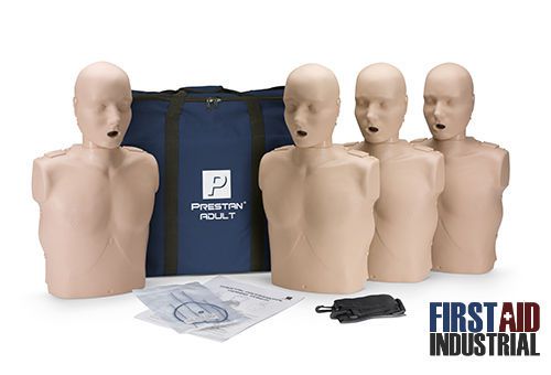 Prestan Mid Tone Adult CPR AED Training Manikin 4 Pack PP-AM-400-MS CPR Training