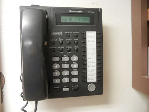 Black Panasonic KX-T773 Hybrid System Telephone - used 8 available