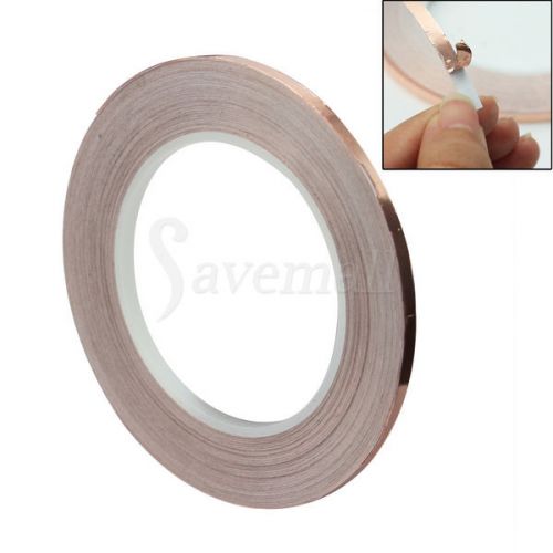 New Arrival 5mm x30M Copper Foil Conductive Tape EMI Shielding Adhesive Barrier