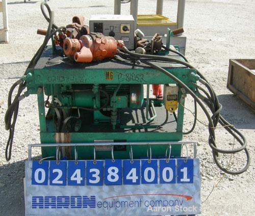 Used- Maier Rewinder, Model WSN24-M4-2. 3 kw hydraulic power system with rewindi