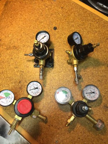 Miscellaneous Taprite Pressure Gauge Co2 Regulator - Lot of 4 - Beer or Soda