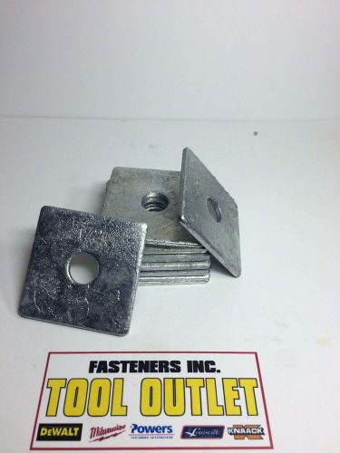 (#4596G) 1/2&#034; X 2&#034; X 2&#034; Square Plate Washers Hot Dip Galvanized (100 BOX)