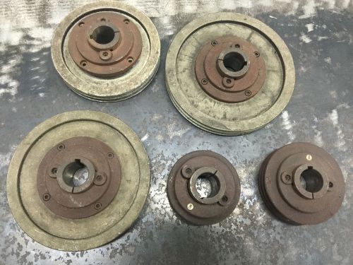 HARDINGE Dv-59 LATHE PULLEYS  #1,3,4,5,6 (NO RESERVE)