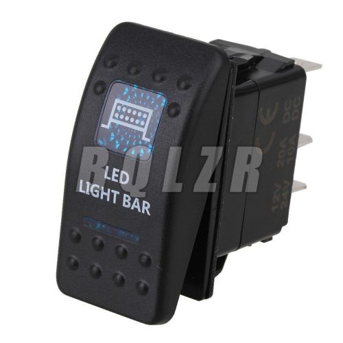 BQLZR Rocker Switch LED Light Bar For Car Boat Modified