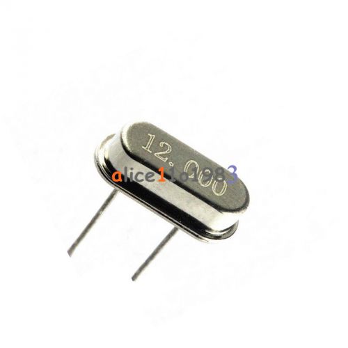 30Pcs New 12.000MHZ 12MHZ 12M HZ HC-49S Crystal Oscillator AL