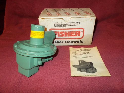 Fisher R522-DFF Low Pressure Second Stage &amp;Integral 2-Stage LP Gas Regulator NIB