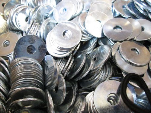 1/4&#034; X 1&#034; FENDER WASHERS ZINC PLATED 100PCS.