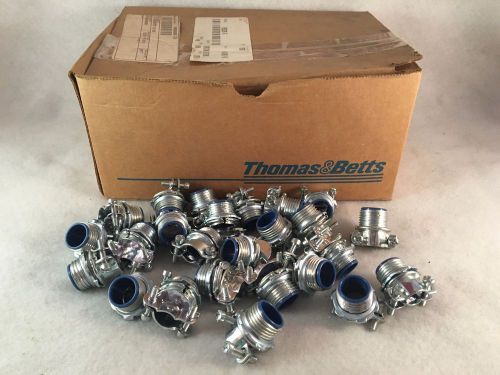 Lot of 25 thomas &amp; betts thb3302m-tb tc 3302mtb 1/2 ins connectors for sale