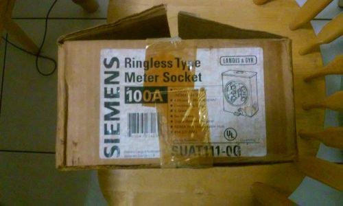 100 AMP RESIDENTIAL METER SOCKET SIEMENS SUAT111-0G