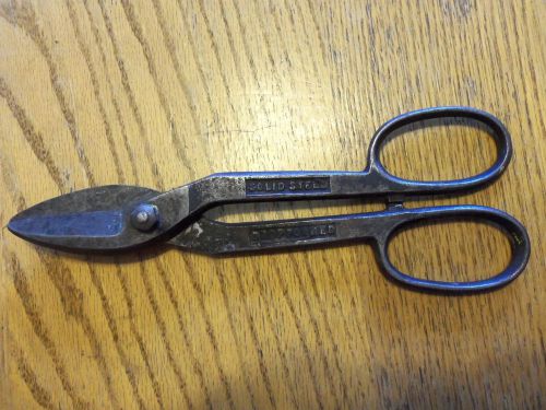 Vintage wiss a-11 drop forged solid steel tin snips sheet metal shears for sale