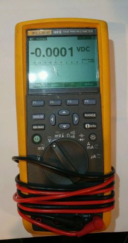 Fluke True-rms Digital Multimeter 189II/AN Data Logging