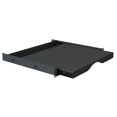 VIDEO MOUNT PRODUCTS Sliding Shelf, Rack Mount, Black NEW FREE SHIP &amp;13C&amp;