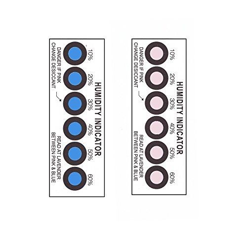 DRY&amp;DRY Premium Humidity Indicator Cards 20 Pack - 10-60% 6 Spot(20 Cards)