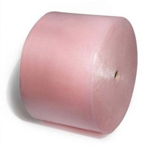 Anti Static Air Bubble Roll Industrial Anti Static 125&#039; L x 24&#034; W 1/2&#034;Thick Pink