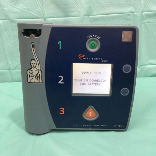 Agilent philips fr2 defibrillator with expired battery and case. free shipping for sale