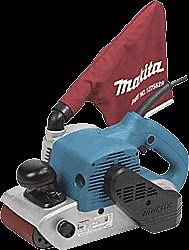 Crl makita 4&#034; x 24&#034; portable belt sander with dust bag for sale