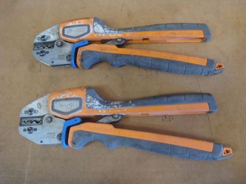 (2) THOMAS &amp; BETTS ERG4001 CRIMP TOOLS