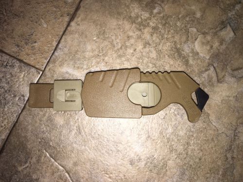 Safety rescue knife gerber with holster &amp; malice clip military seatbelt v cutter for sale