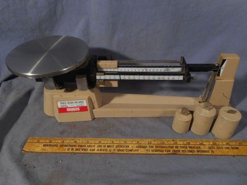 Ohaus Triple Beam Balance Mechanical Scale 700 800 Series 2610 grams 5lbs 2oz